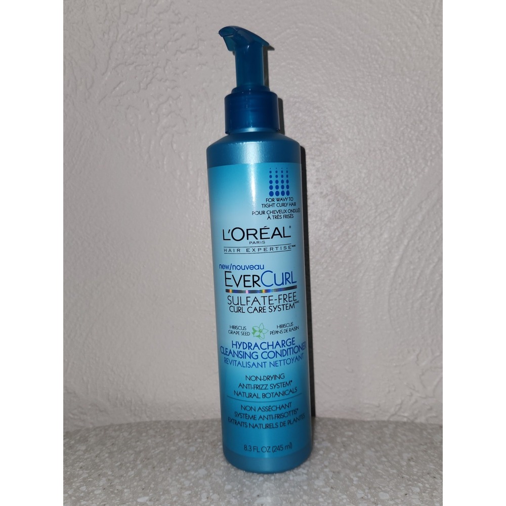 L'Oreal EverCurl Sulfate-Free Hydracharge Cleansing‎ Conditioner 8.3 oz~NEW
